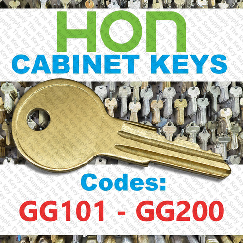 Hon desk file cabinet - hon, key